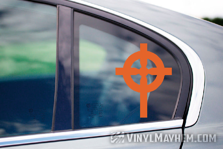Celtic Cross vinyl sticker