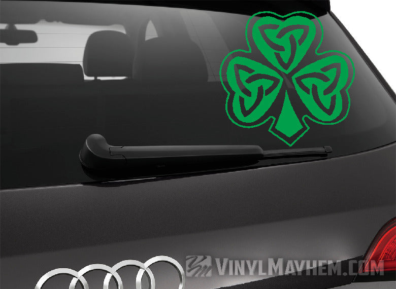 Celtic Shamrock vinyl sticker