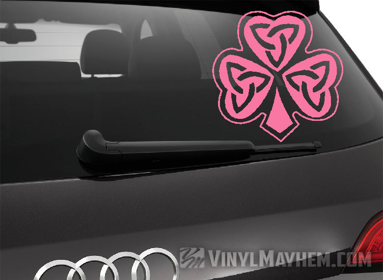 Celtic Shamrock vinyl stickers