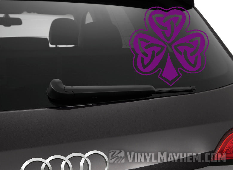 Celtic Shamrock vinyl stickers