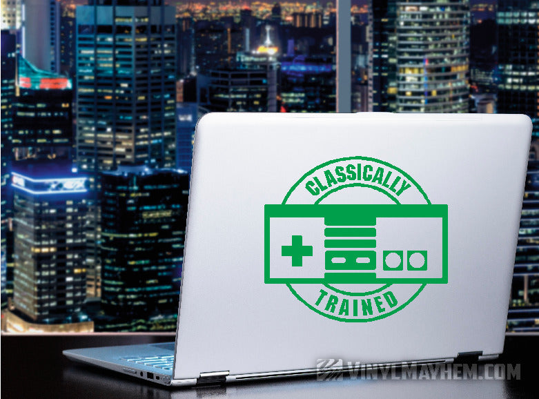 online Classically Trained NES Controller vinyl sticker