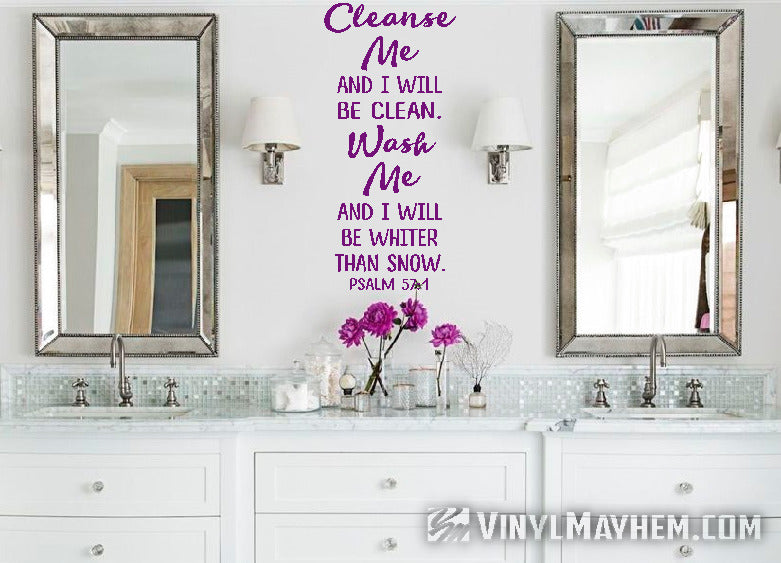 Wash me and I will be whiter than snow vinyl stickers online