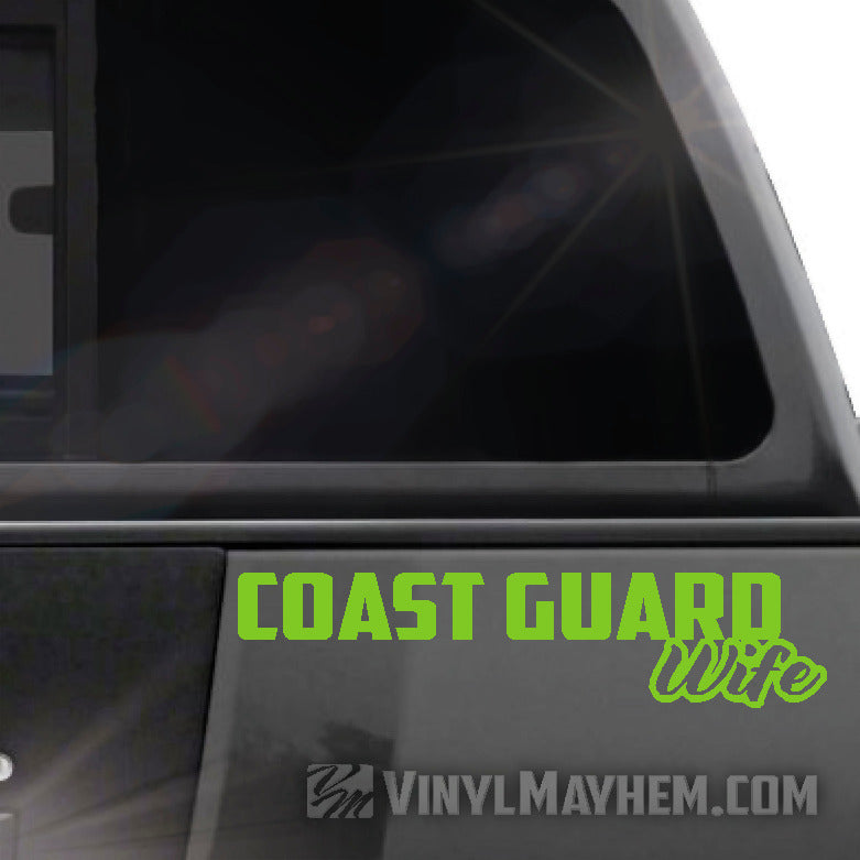 Coast Guard Wife vinyl stickers online