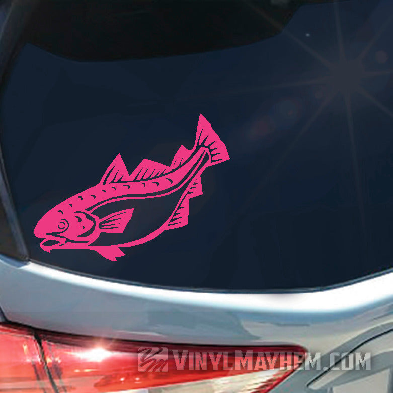 Cod fish vinyl stickers in US