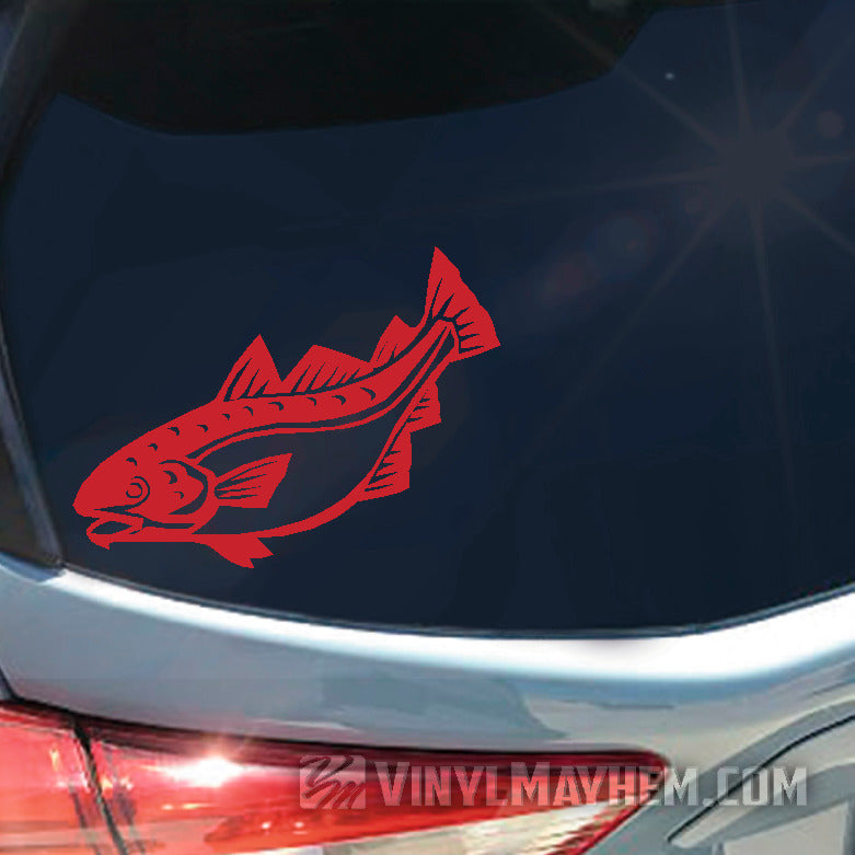 Cod fish vinyl sticker online in Hesperia