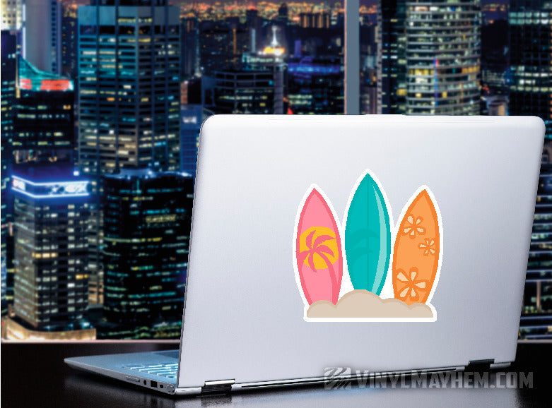 Colorful Surfboards sticker