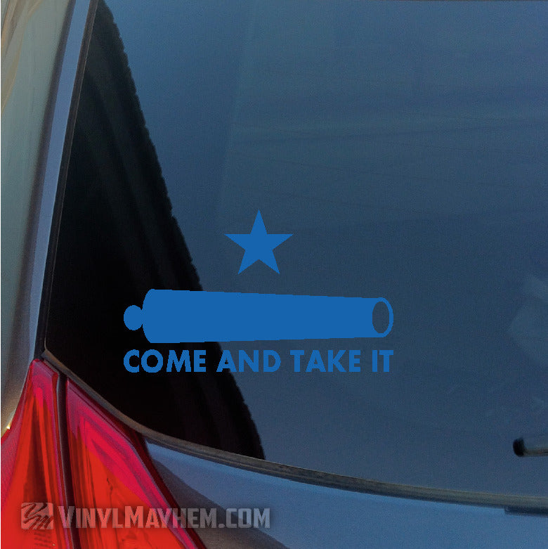Come And Take It Cannon vinyl sticker online