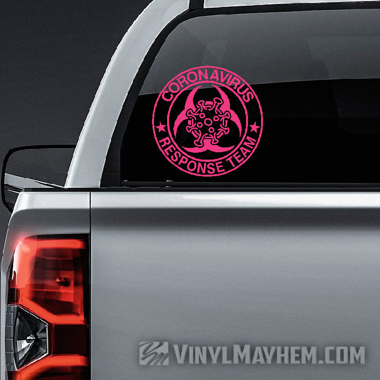 Corona Virus Response Team vinyl sticker