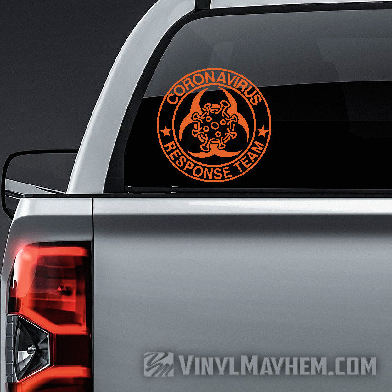 Corona Virus Response Team vinyl sticker