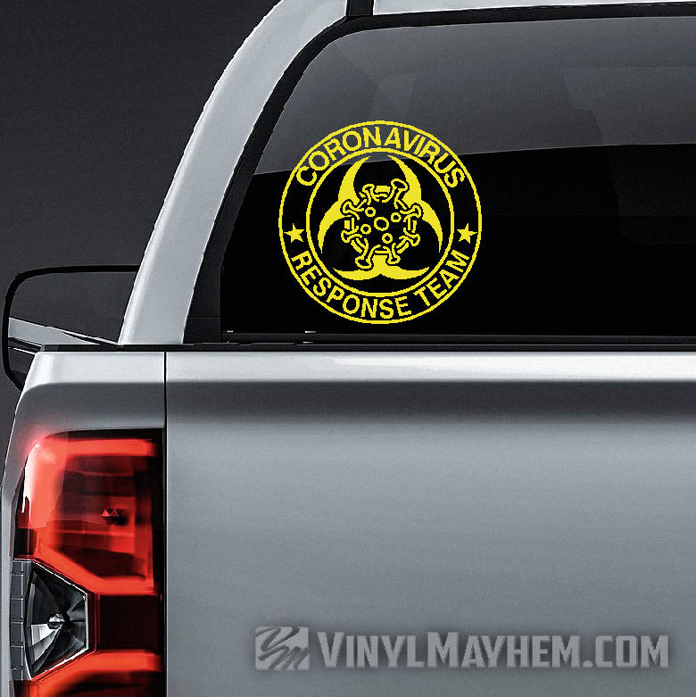 Corona Virus Response Team vinyl sticker