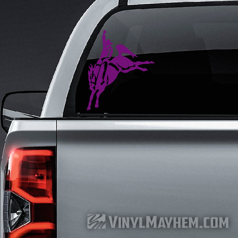 Cowboy Bronco vinyl stickers online