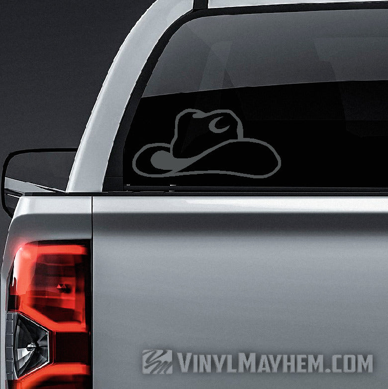 Cowboy Hat vinyl sticker in USA