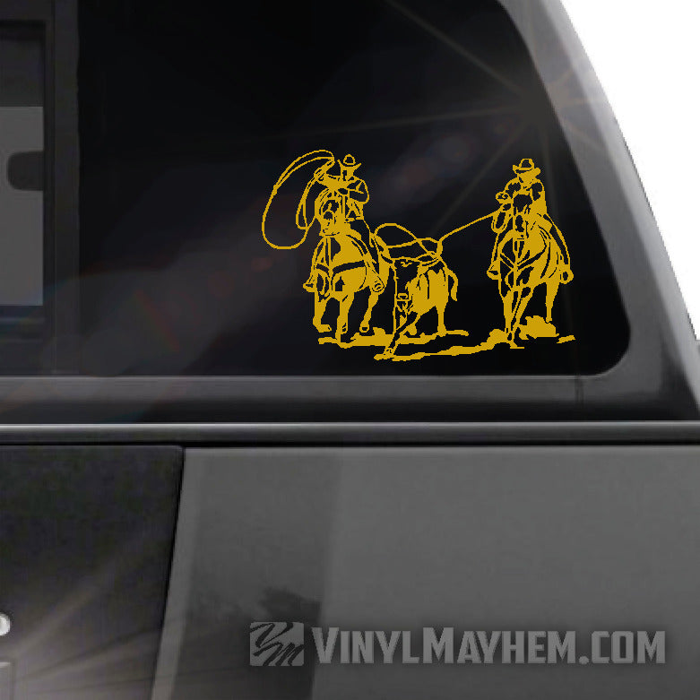 WADORN 5-Piece Cowboy Car Decal Sticker Set – Wild West Boots & Hat Reflective Vinyl For Window, Truck, Laptop