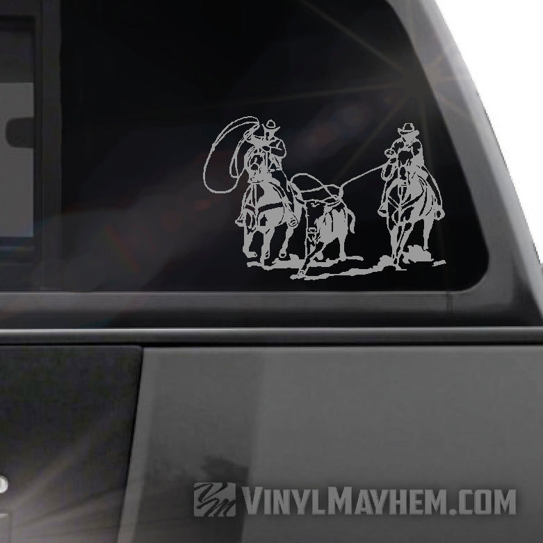 shop Cowboys Roping vinyl sticker
