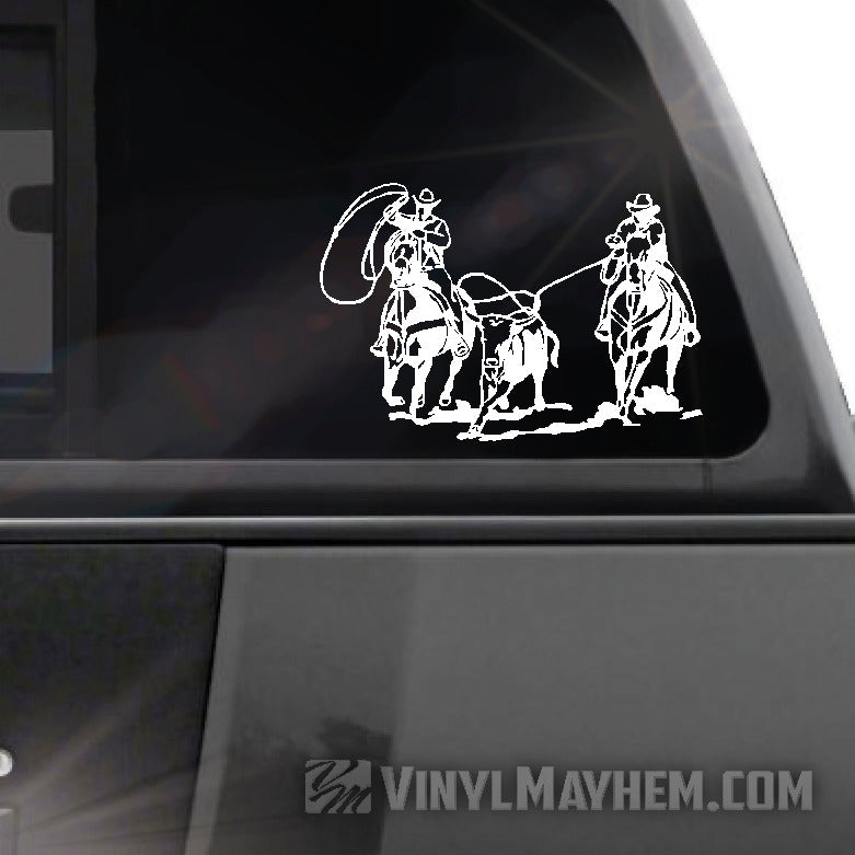Team Roping Decals