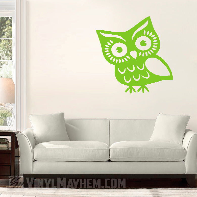 Cute Owl vinyl sticker