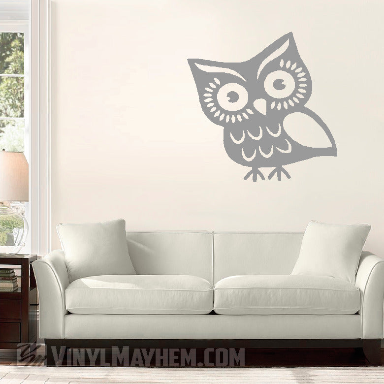 Cute Owl vinyl sticker