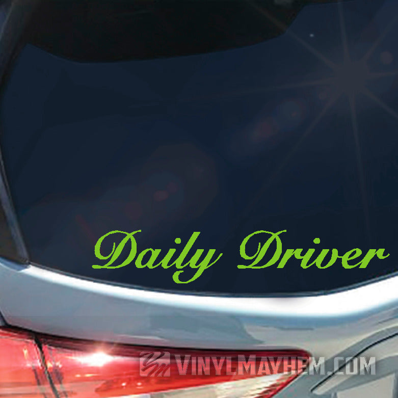 Daily Driver vinyl sticker
