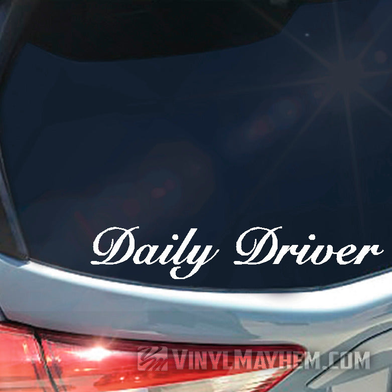 Daily Drive Sticker Daily Driver vinyl sticker | Car & Truck Window Decals | JDM Stickers ...
