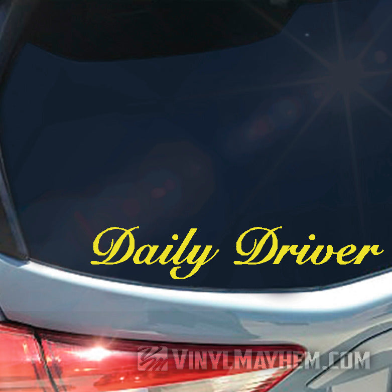 Daily Driver vinyl sticker