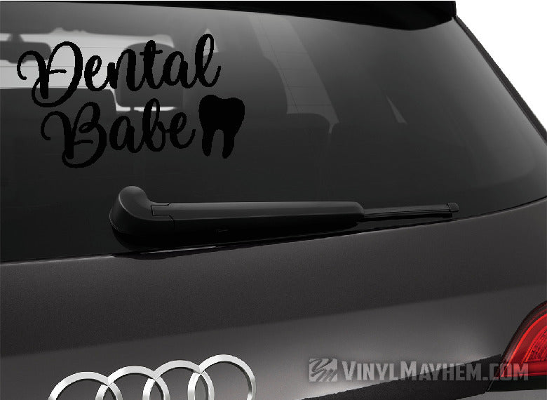 Dental Babe vinyl sticker