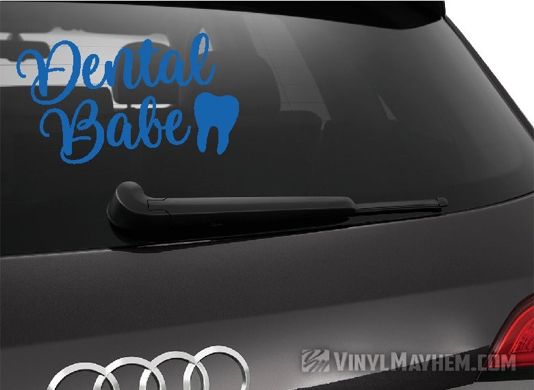 Dental Babe vinyl sticker