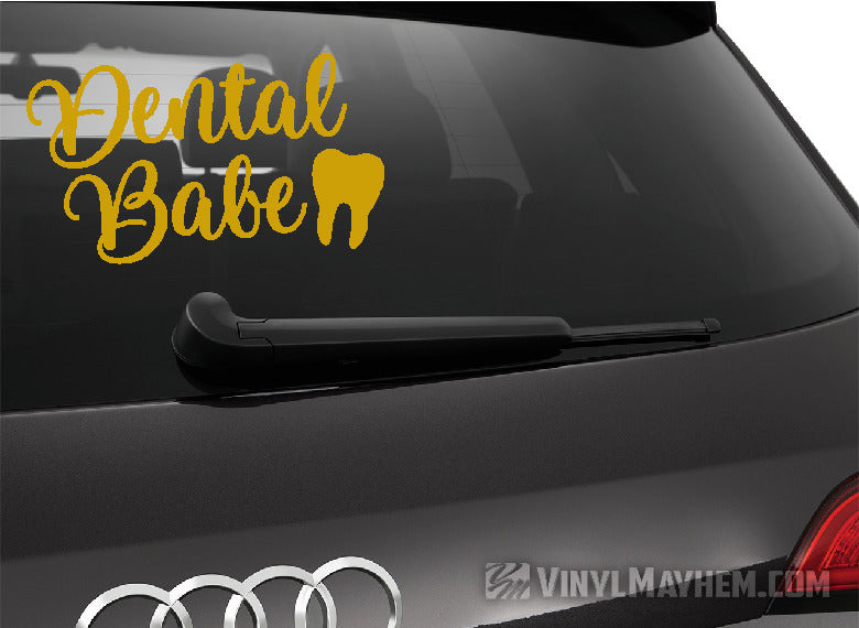 Dental Babe vinyl sticker