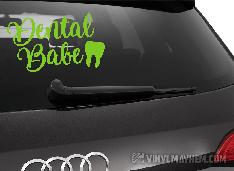 Dental Babe vinyl sticker