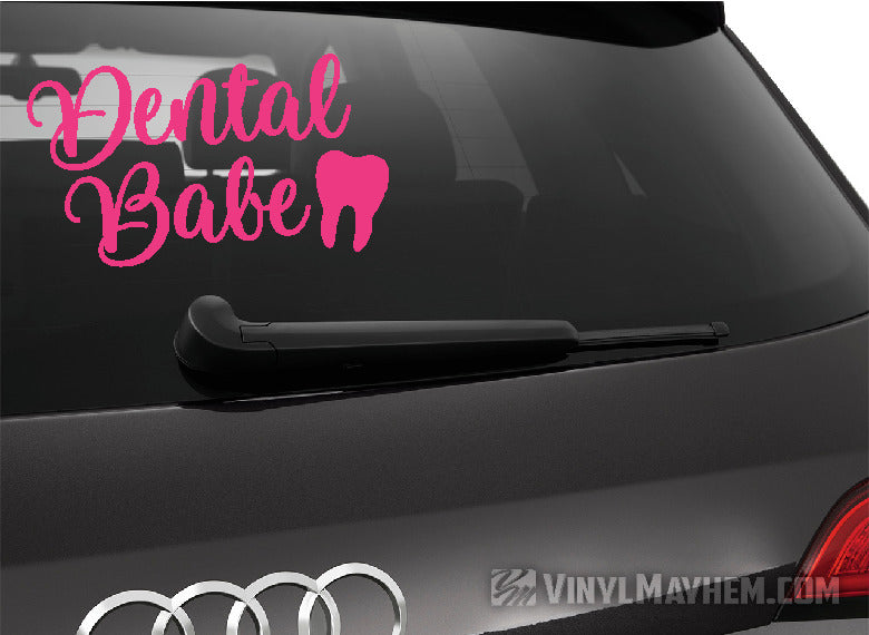 Dental Babe vinyl sticker