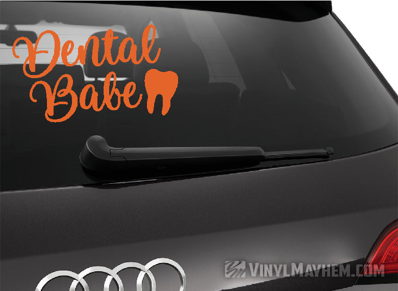 Dental Babe vinyl sticker