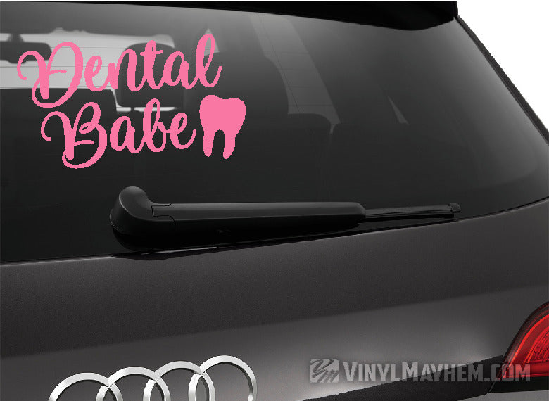 Dental Babe vinyl sticker