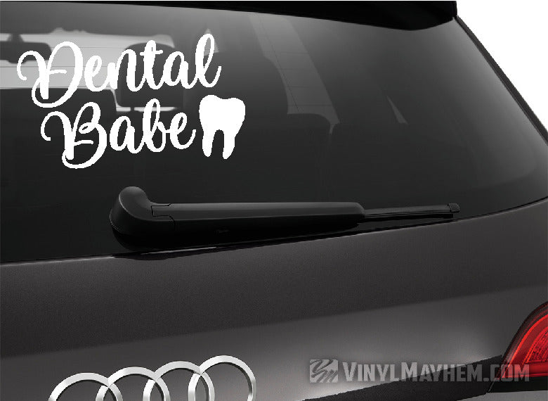 Dental Babe vinyl sticker