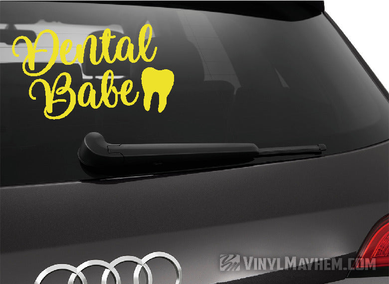 Dental Babe vinyl sticker