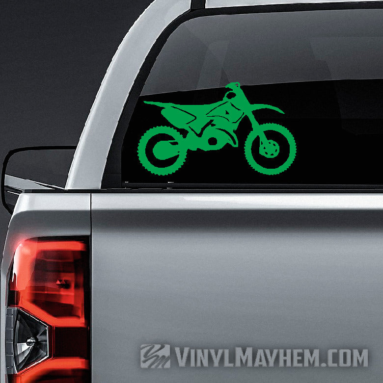 Dirt Bike silhouette vinyl sticker