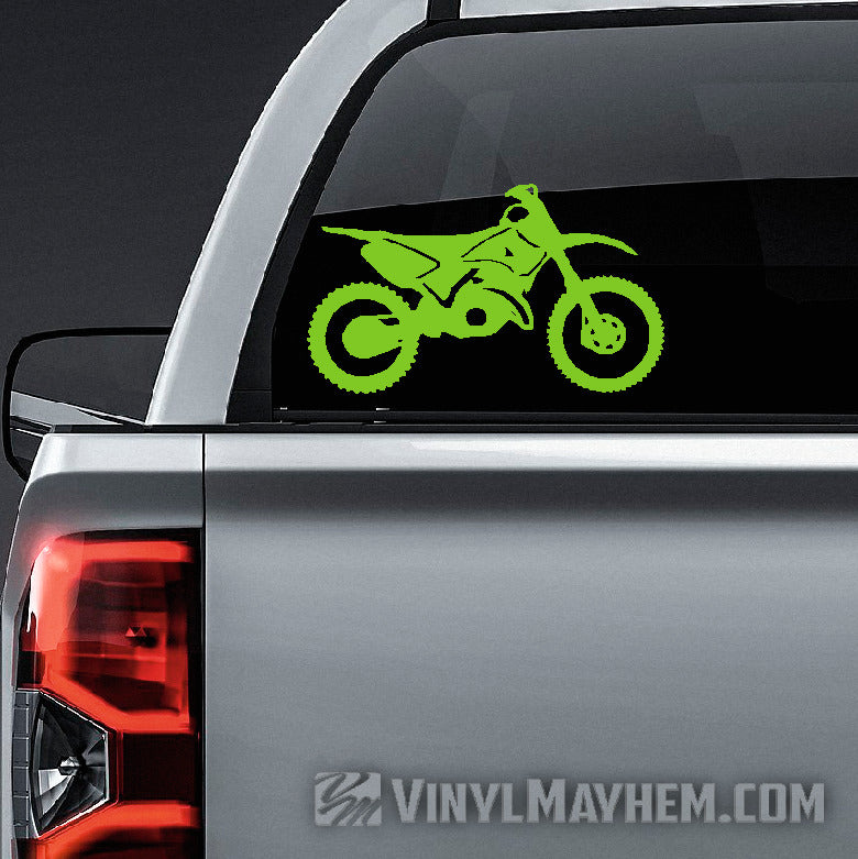 Dirt Bike silhouette vinyl sticker