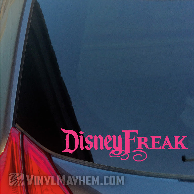 Disney Freak vinyl sticker