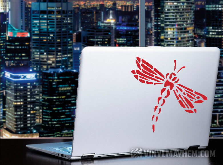 Dragonfly vinyl sticker