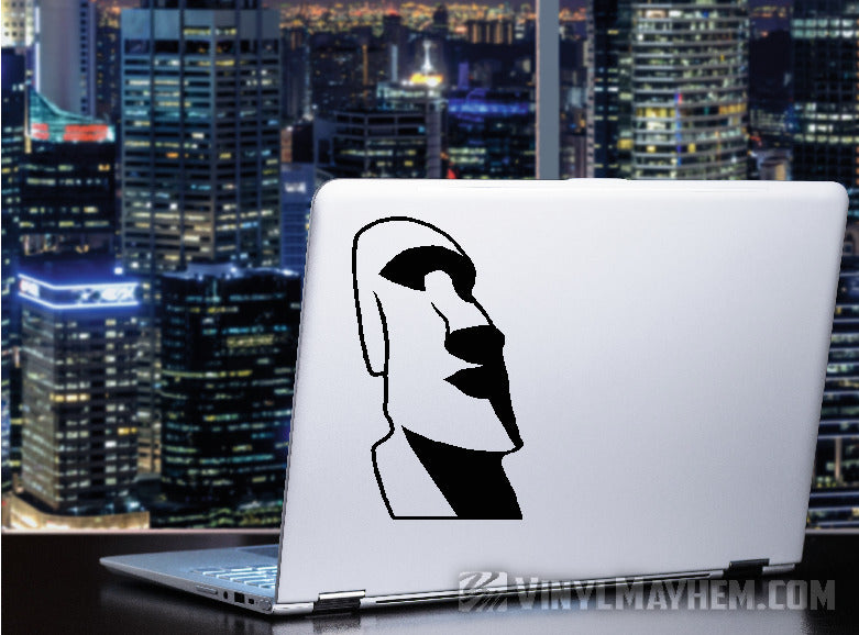 Easter Island Rapa Nui Moai tiki statue vinyl sticker