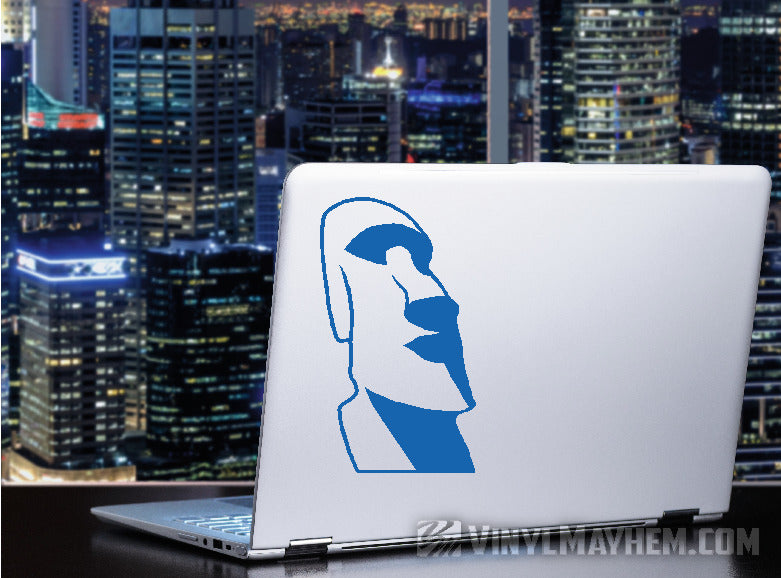 Easter Island Rapa Nui Moai tiki statue vinyl sticker