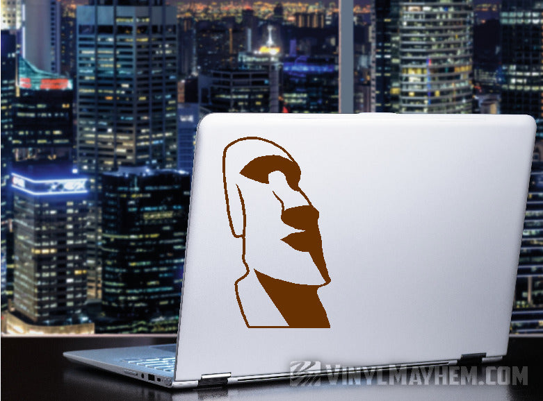 Easter Island Rapa Nui Moai tiki statue vinyl sticker