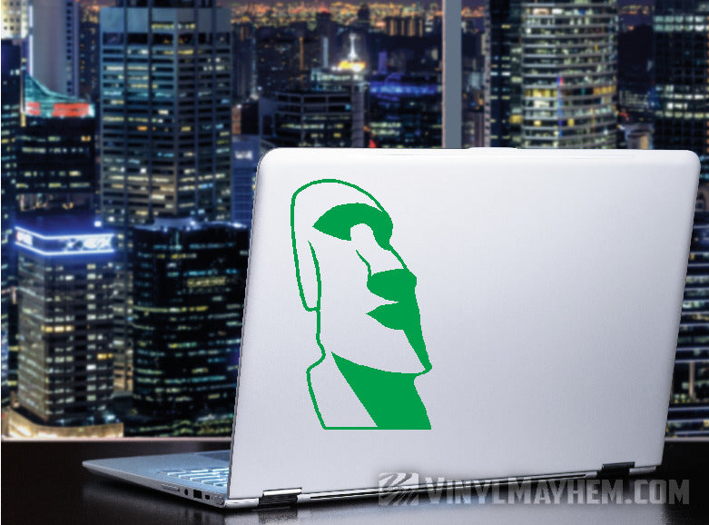 Easter Island Rapa Nui Moai tiki statue vinyl sticker