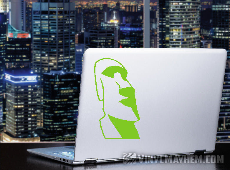Easter Island Rapa Nui Moai tiki statue vinyl sticker