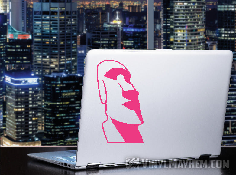 Easter Island Rapa Nui Moai tiki statue vinyl sticker