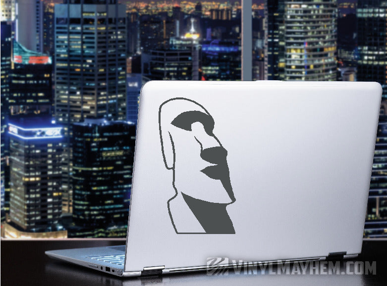 Easter Island Rapa Nui Moai tiki statue vinyl sticker