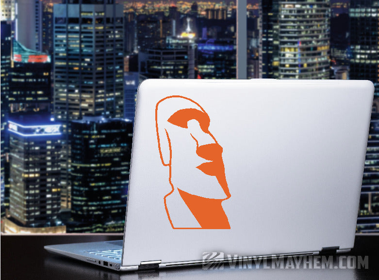 Easter Island Rapa Nui Moai tiki statue vinyl sticker