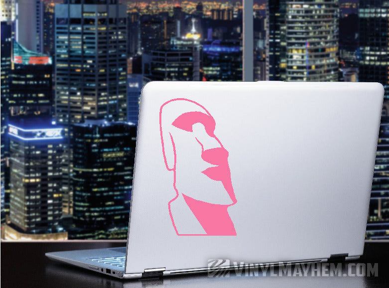 Easter Island Rapa Nui Moai tiki statue vinyl sticker