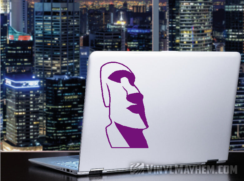 Easter Island Rapa Nui Moai tiki statue vinyl sticker