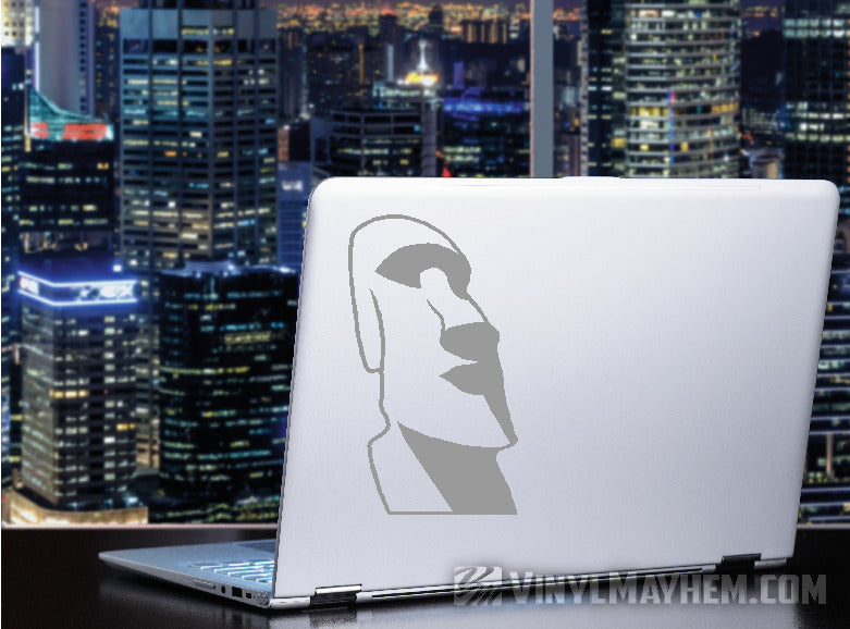 Easter Island Rapa Nui Moai tiki statue vinyl sticker