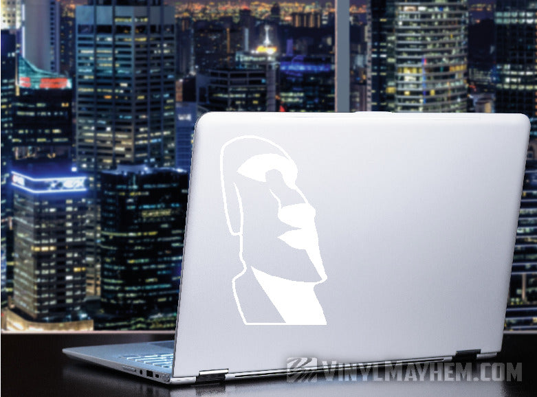 Easter Island Rapa Nui Moai tiki statue vinyl sticker