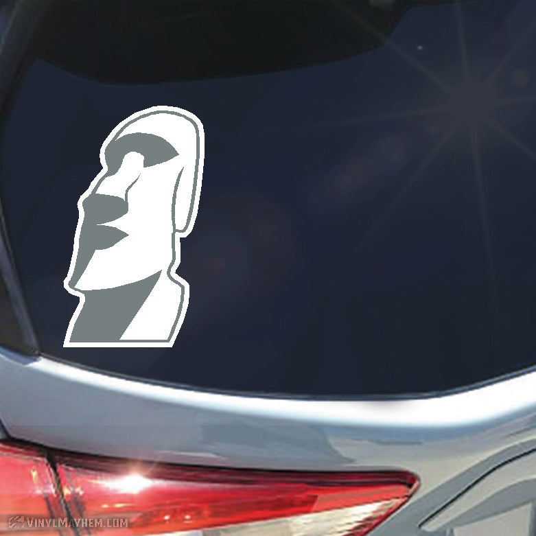 Easter Island Moai statue sticker
